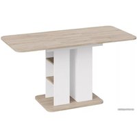 Кухонный стол Трия Мюнхен тип 2 (белый ясень-дуб сонома)