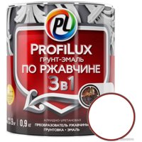 Грунт-эмаль Profilux По ржавчине 3в1 (0.9 кг, белый)