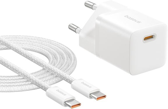 

Сетевое зарядное Baseus GaN5 Fast Charger Mini 1C 25W P10110909213-01 (белый)