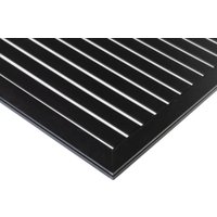 Декоративный экран Стильный дом De Luxe реечный 90х60см (черный)