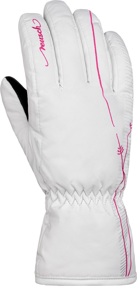 

Горнолыжные перчатки Reusch Yana 6131167-1104 (р-р 6.5, White/Pink Glo)