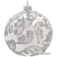 Елочная игрушка Орбитал Д-154 (белый опал) 200-011-2