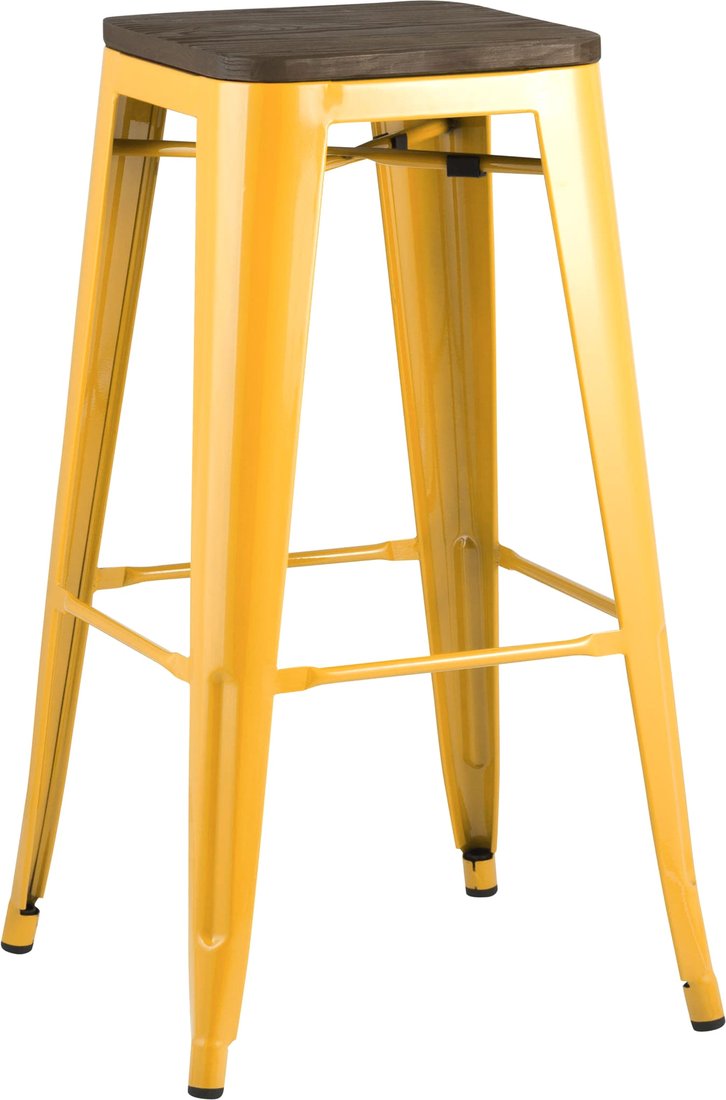

Табурет Stool Group TOLIX WOOD барный (желтый)
