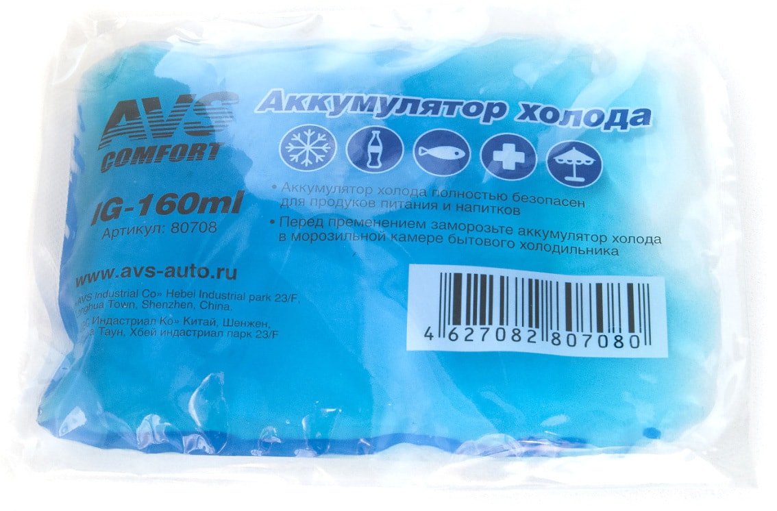 

Аккумулятор холода AVS IG-160ml