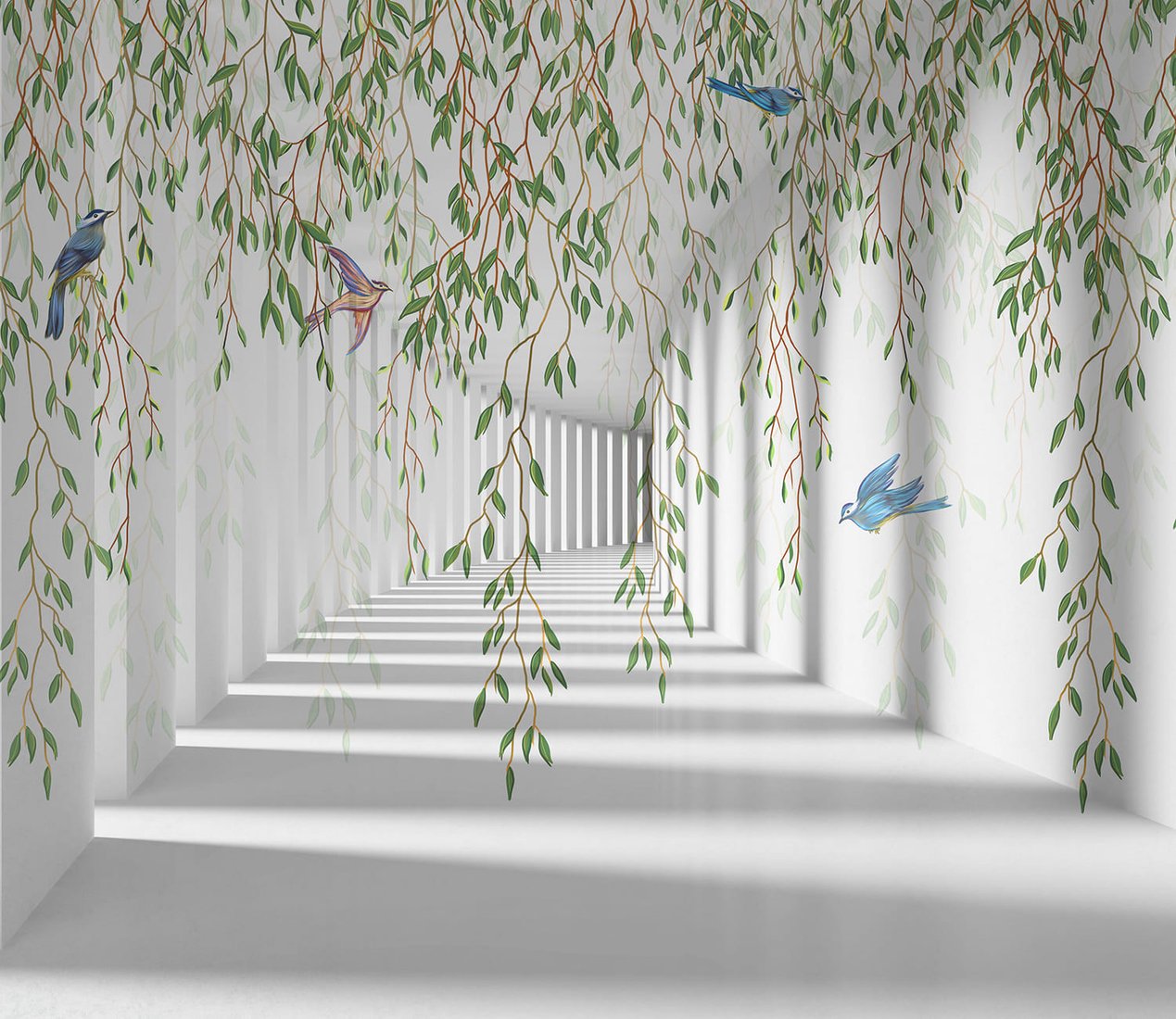 

Фотообои Citydecor Flower tunnel 3D 1 312x265