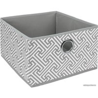 Коробка для хранения Handy Home Орнамент UC-204 28x28x18 (серый)