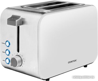 Тостер CENTEK CT-1422 (белый/серебристый)