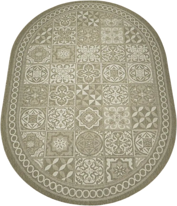 Циновка БелКа Флурлюкс 50319 50522 Овал (1.2х1.7)
