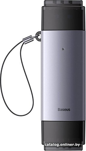 Карт-ридер Baseus AirJoy USB-A & Type-C to SD/TF Card Reader WKQX070301