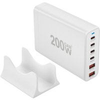 Сетевое зарядное USBTOP 1006P200WB 559447 (белый)