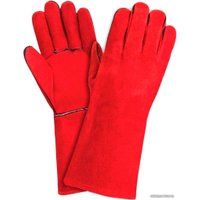 Текстильные перчатки Kronex Краги спилковые с флисовой подкладкой PER-0021