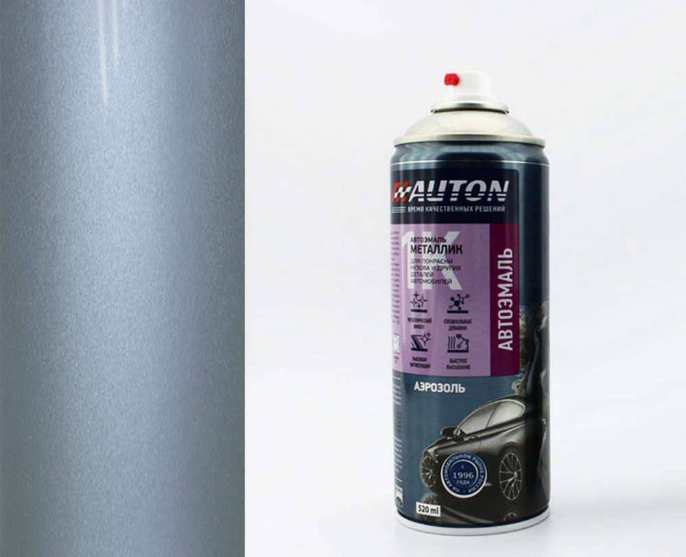 

Автомобильная краска Auton металлик - 415 Электрон - Аэрозоль 520 мл