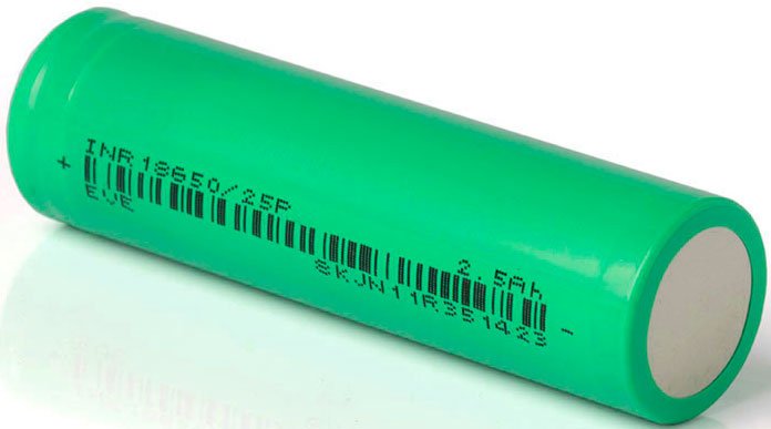 

Аккумулятор Eve 2500mAh INR18650/25P