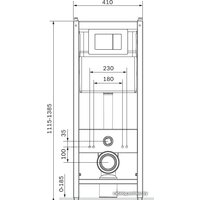 Унитаз подвесной AM.PM Sense IS374A1738