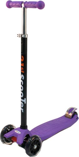 Трехколесный самокат 21st Scooter SKL-07L (сиреневый)
