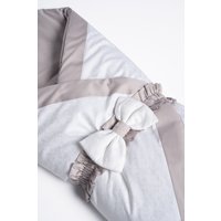Комплект для выписки Perina Одеяло-конверт (серо-белый)