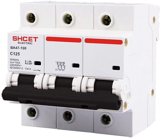 

Выключатель автоматический Shcet ВА47-100 3Р 80А C