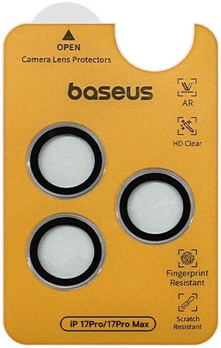 Защитное стекло Baseus Impact Anti-Reflective HD Lens Protector для iPhone 17 Pro/17 Pro Max