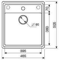 Кухонная мойка ZorG Como 46 (белый камень)