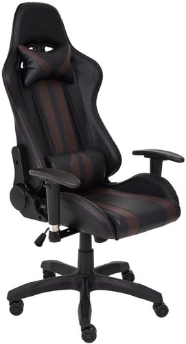 Игровое (геймерское) кресло TetChair iCar (черный/коричневый)