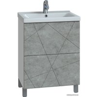  Vigo Тумба Geometry 2-600 под умывальник Фостер 600 (бетон)
