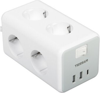 Сетевой фильтр Tessan TS-306-C