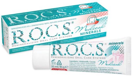 

Зубной гель R.O.C.S Medical Minerals Fruit 45 г