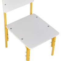 Детский стул Фея Мой малыш 0002744.29 (белый/желтый)