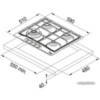 Варочная панель Franke FHCL 604 3G TC PW C