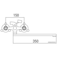 Смеситель Gross Aqua Yota 7088039С-35L(F)