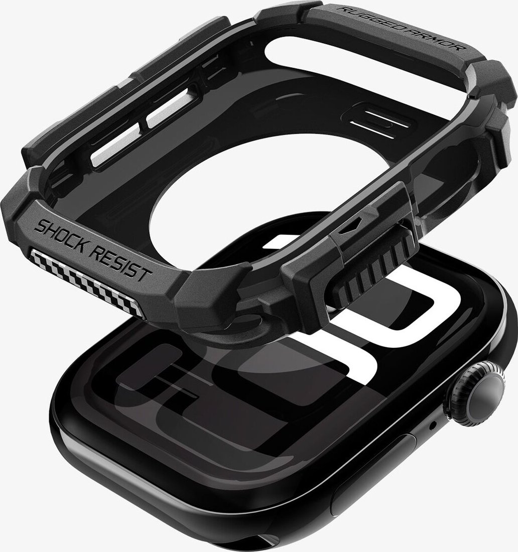 

Чехол Spigen Rugged Armor для Apple Watch 10 42 мм ACS08585 (черный)