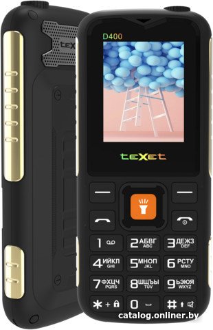 Кнопочный телефон TeXet TM-D400 (черный)