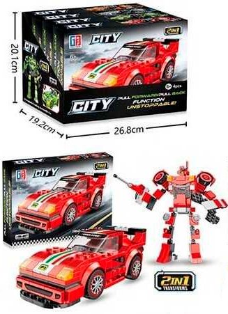

Конструктор Great Friend Red Racing Car City 123-583