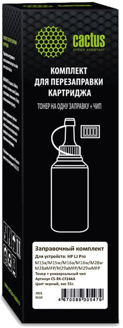 

Тонер CACTUS CS-RK-CF244A для HP LJ Pro M15/M28