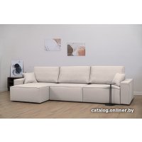 Угловой диван Mio Tesoro Бриз угловой левый (Preston 130)