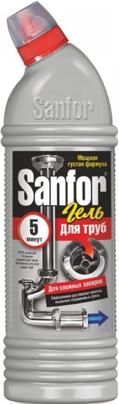 

Средство для труб Sanfor Для прочистки 1 л
