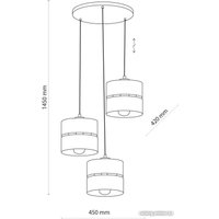 Подвесная люстра TK Lighting Hilton 4774