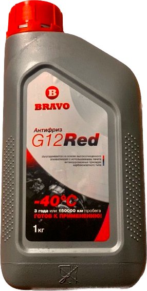 

Антифриз Bravo G12 1кг (красный)