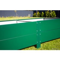 Грядка Завод теплиц Гарант Урожайная 9.9х0.65 м (полимерная, высота 40 см, зеленый)