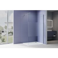 Душевая стенка Aquatek Walk in с держателем 100x200 AQ.WI.100.3GM (оружейная сталь/прозрачное стекло)