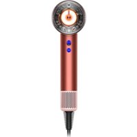 Фен Dyson HD16 Supersonic Nural Straight+Wavy (с переходником на евровилку, клубнично-бронзовый/розовый румянец)