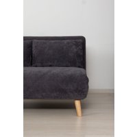 Диван DiArt Элли 1200 (велюр Sensey graphite/ножки светлые)