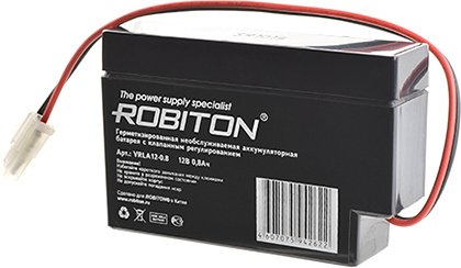 

Аккумулятор для ИБП Robiton VRLA12-0.8 (12В/0.8 Ач)