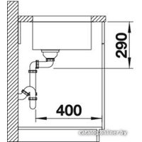 Кухонная мойка Blanco Andano 500-U (без клапана-автомата) [518313]