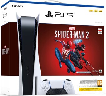 Sony PlayStation 5 CFI-1216A + Spider-Man 2 (цифровой ключ)