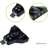 USB аудиоадаптер USBTOP USB2.0 3D 2.1/7.1 Dual в Бресте