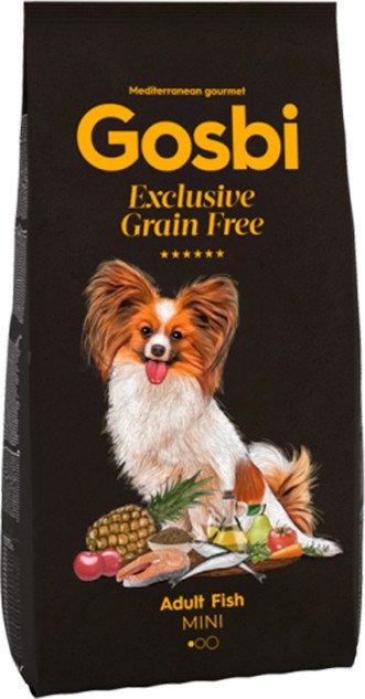 Сухой корм для собак Gosbi Exclusive Grain Free Adult Fish Mini 7 кг