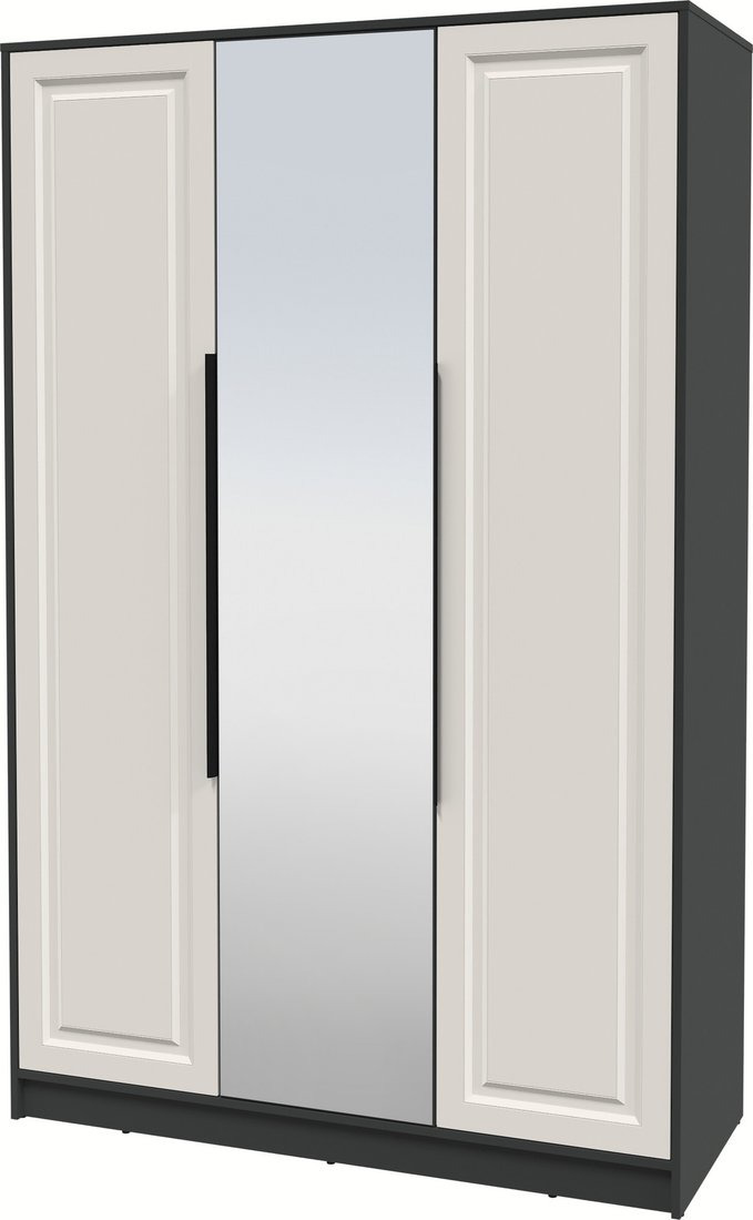 

Шкаф распашной Интерлиния Концепт КТ-Ш3з Деко (антрацит/кашемир)