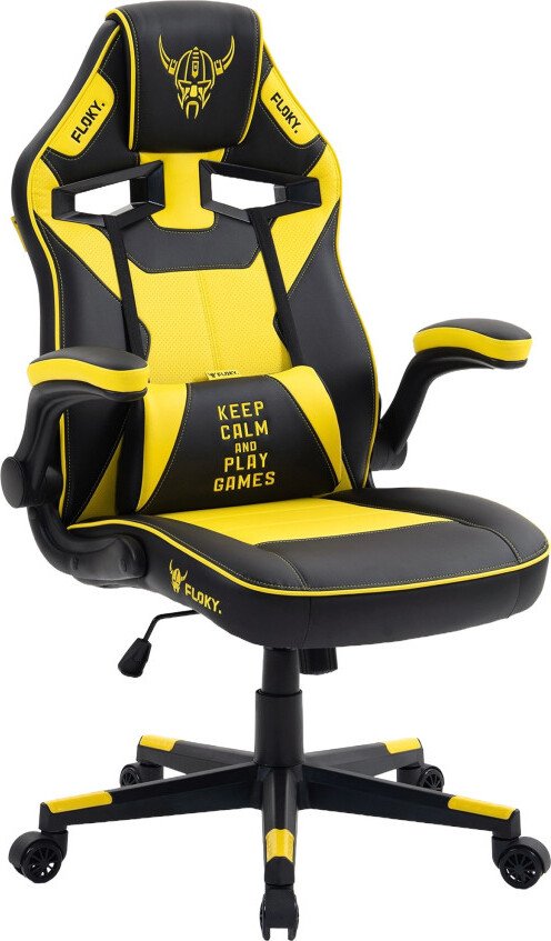 

Игровое (геймерское) кресло FLOKY Asgard Yellow-Black (желтый/черный)