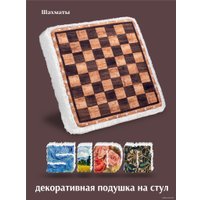 Подушка для сидения Espera Home Sidoс Шахматы 40x40